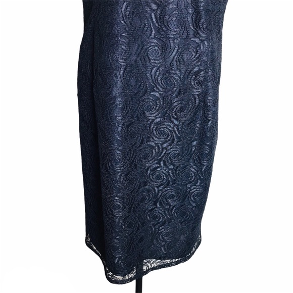 Michael Marcella Pearl laced Puff Sleeve Dress - Picture 5 of 10